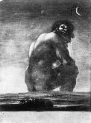 Francisco de goya y Lucientes The Colossus oil on canvas